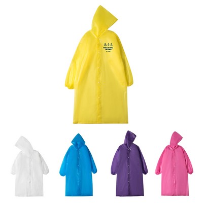 Kids EVA Rain Poncho Raincoat