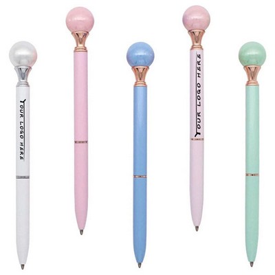 Pearl Retractable Ballpoint Pen