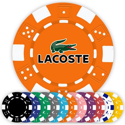 Dice design custom poker chips - Full Color Direct Print