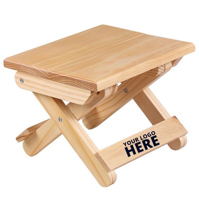 Wood Folding Step Stool