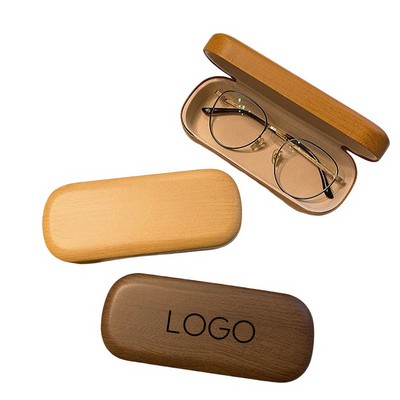 Hard Shell Wood Print Eyeglasses Cases