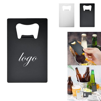 Portable Credit Card Stainless Steel Beer Bottle Opener