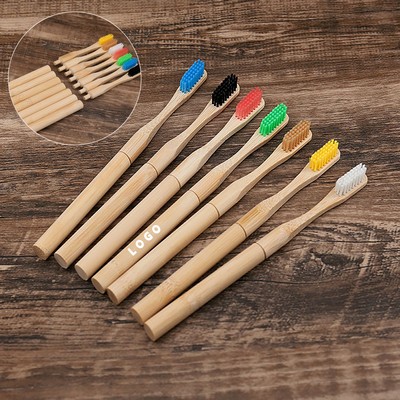 Collasible Natural Bamboo Toothbrush