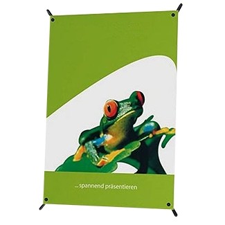 Mini Table Top Spring X Banner 9.5"x16.5" Single Sided