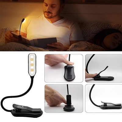 Rechargeable Book Light w/Clip