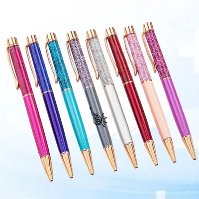 Crystal Twist Metal Pens for Sophisticated Writing