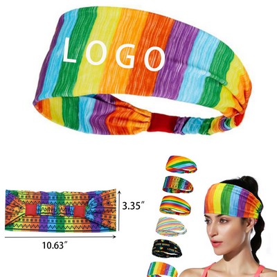 Rainbow Sports Bandanas Headbands