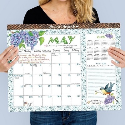 2025 Susan Branch Large Desk Pad Monthly Blotter Calendar