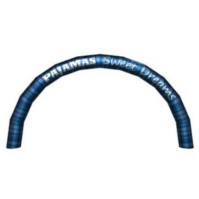 35' Inflatable Round Arch Digital Logo