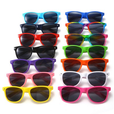 FDA Approved Plastic Classic Frame Sunglasses