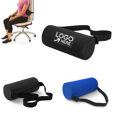 Back Pain Relief Comfort Logic Lumbar Support Roll Pillow