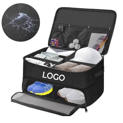 Golf Trunk Organizer Waterproof Car Golf Shoes Bag