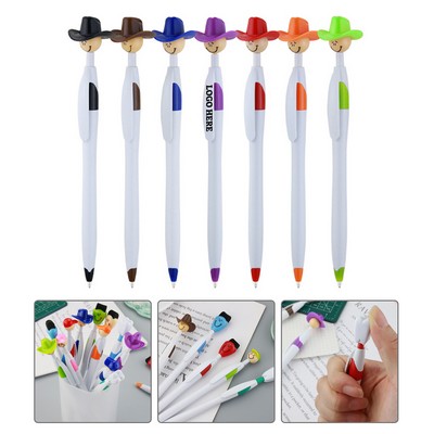 Cowboy Shape Cartoon Toy Pen