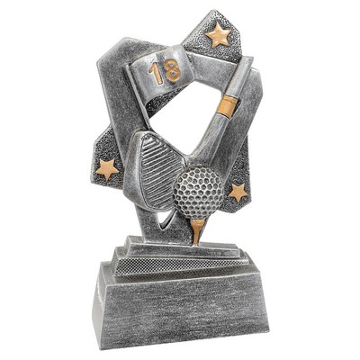 Golf Triumph Resin Award - 5 1/2"