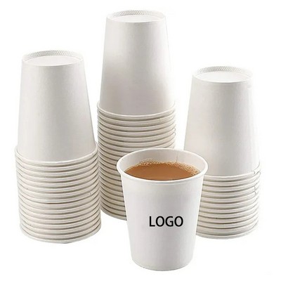 9 Oz. Custom Eco-Friendly White Paper Cup