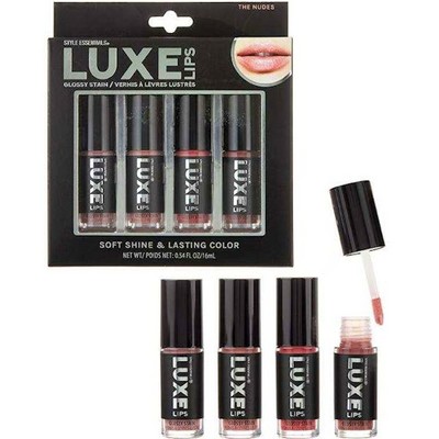 Luxe Lips Stain Lip Gloss Sets - 4 Pieces (Case of 48)