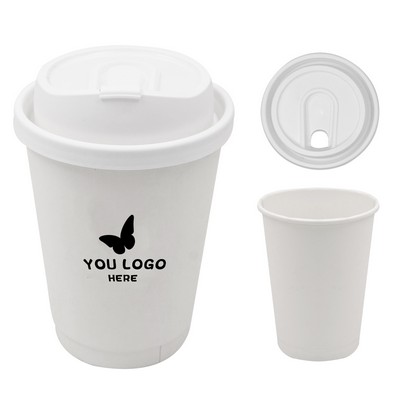 Disposable Coffee Cup With Lid