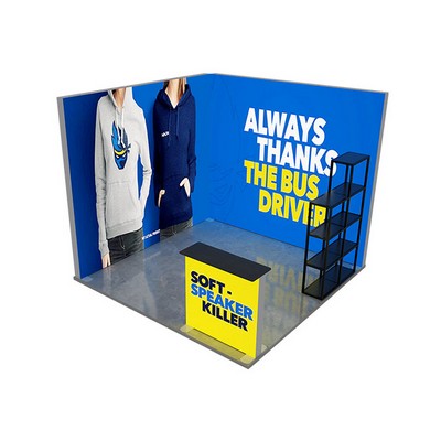 10ft Backlit Trade Show Display - Design 3 (Double Sided)