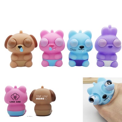 Eye Popping Baby Animal Stress Relief Toy