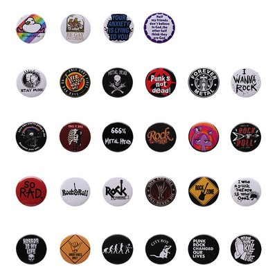 Pop Punk Buttons Pins