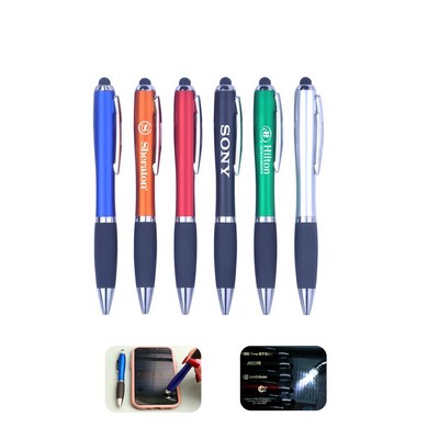 3-in-1 Light Up Logo Stylus Pen