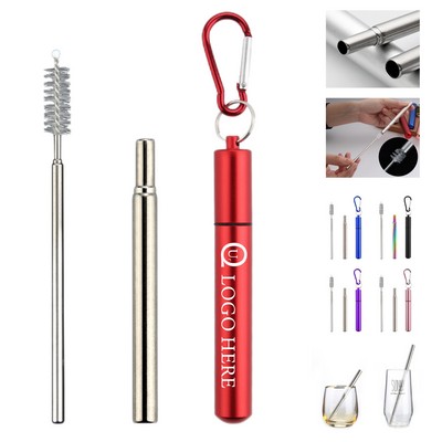 304 Stainless Steel Collapsible Straw