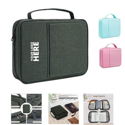 Bible Case Carrying Church Bag with Book Stand