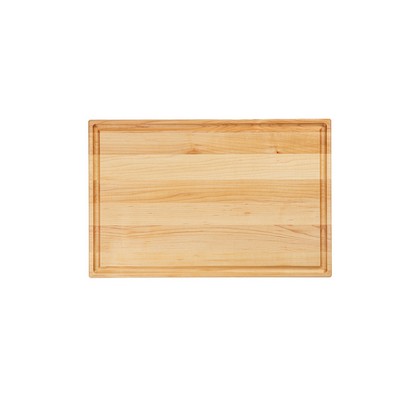 Maple cutting board with juice groove 16x10-1/2x3/4