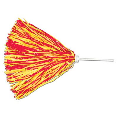 500 Strand Vinyl Pom Poms w/ 6" Stick Handle (Unimprinted)