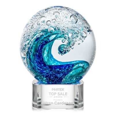 Surfside Award on Paragon Clear - 6" Diam