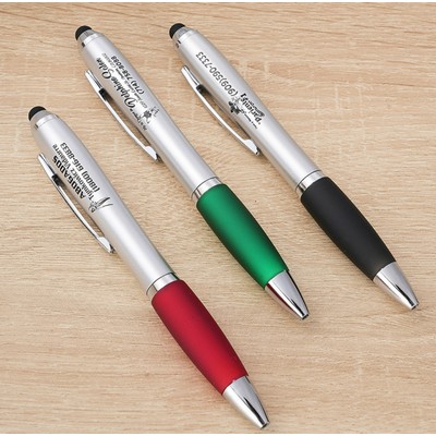 Advertising 2 in 1 Stylus Touch Ballpoint Pen