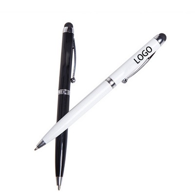 2-In-1 Metal Stylus Pen For Touch Screens