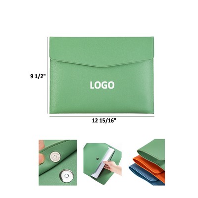 PU Leather A4 File Folder