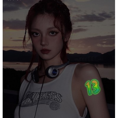 Custom Glow-In-The-Dark Temporary Tattoos