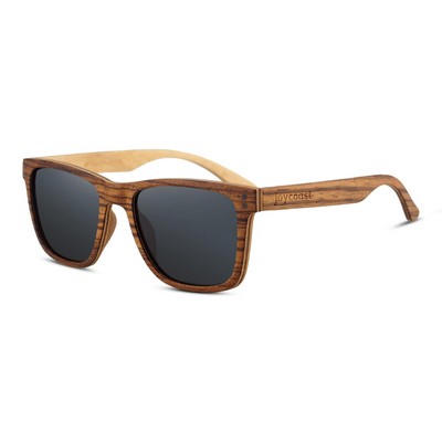 Zebra Wayfinder Wooden Sunglasses