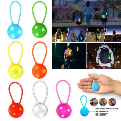 LED Silicone Bike Taillight for Backpacks