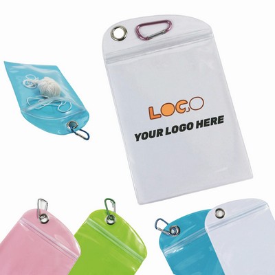 Multi-Purpose Pvc Storage Bag With Carabiner