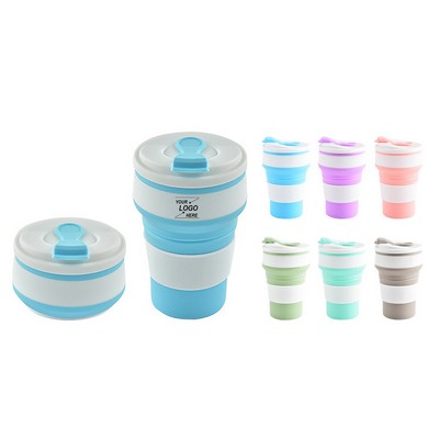 Foldable 12 oz Silicone Travel Cup