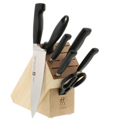 Zwilling Four Star 8Pc Knife Block Set Natural