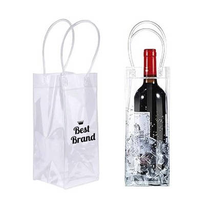 PVC Water Resistant Cold Wine Tote Bag