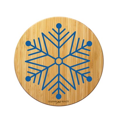 Winter Snowflake Cutting and Serving Board