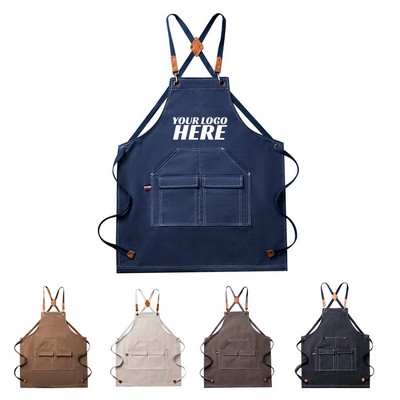 Work Apron With Tool Pocket