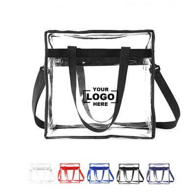 Clear PVC Stadium Approved Tote Bag