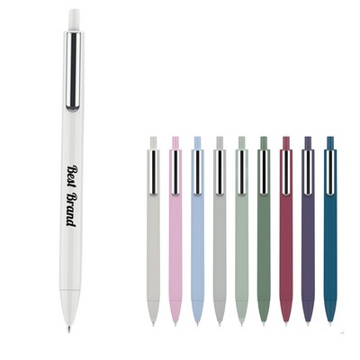 Neutral Ink Ballpoint Pen with Metal Clip