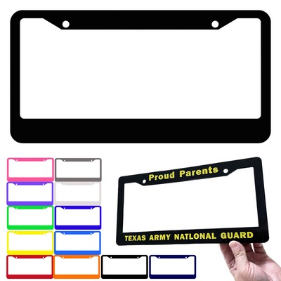 Plastic License Plate Frames