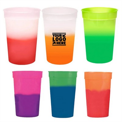 12 oz BPA FREE Color Changing Stadium Cup