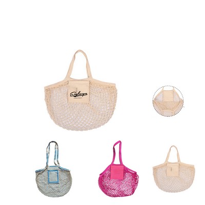 Cotton Mesh Grocery Bag