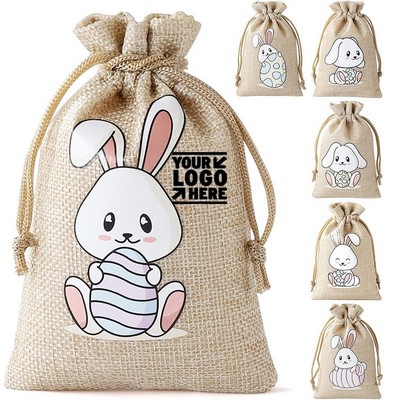 Easter Burlap Bag