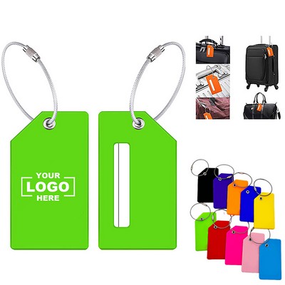 Durable Silicone Travel Luggage Tag