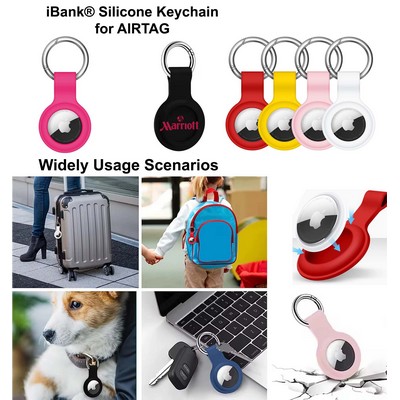 Kidder iBank® Silicone Keychain for AIRTAG